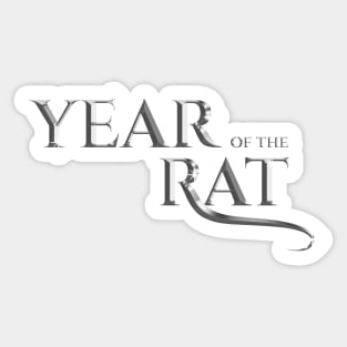 Year of the rat Sticker